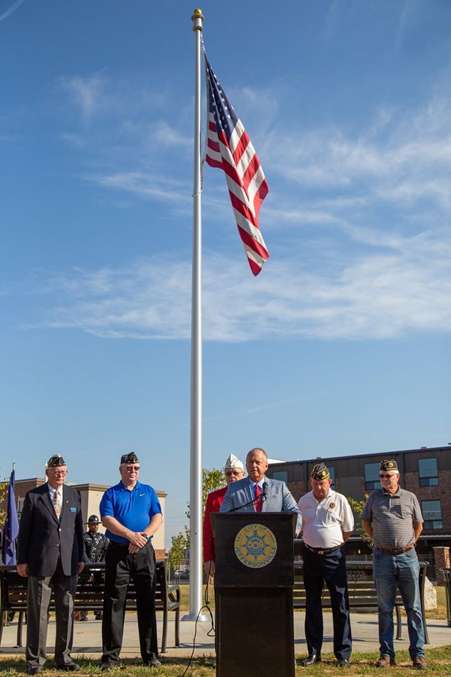 Veterans Memorial Park dedication